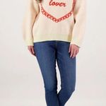 NWT Lover Heart Boxy Sweater Photo 1