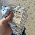 Reformation  Willow Short Blue Pinstripe Photo 4