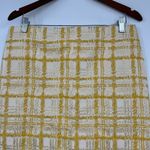 Talbots Womens Tweed Pencil Skirt Yellow White Knee Length Business Casual Sz 10 Photo 4