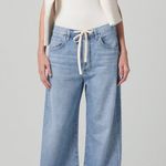 Citizens of Humanity Brynn Drawstring Trouser in Blue Lace Photo 0