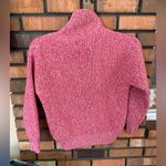 Women’s Aritzia Wilfred Pink Turtleneck Sweater with Chunky Ribbed Knit Size M Photo 1