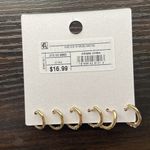 BaubleBar Sugarfix By  3-Piece Mini Gold Hoops Earrings Earrings Set Photo 2