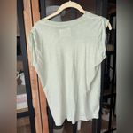 Citizens of Humanity  tee short cap sleeves sage airy crewneck ribbed cotton Photo 2