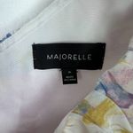 Majorelle  Zella Dress in Romance Floral One Shoulder Ruffle White Size XS Photo 6