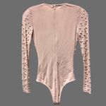 GORGEOUS NWT Shop Kultivate Nude Bodysuit W/ Pearl Embellishments Sz XS White Photo 1