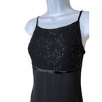 I.N. San Francisco Womens Size S Black Vintage Maxi Gown Photo 3