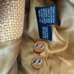 Ellen Tracy  Mustard Tweed Short Sleeve Blazer Size 10 Photo 5