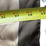 Vintage 90s Hand Sewn Bill Blass Neutrals Silk Scarf Hand Rolled Tan Photo 6