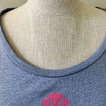 Chaser Women's Love Tennis Linen Blend Jersey Flousy 3/4 Angle Tee Blue Size S Photo 10