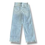 Böhme‎ Women’s Wide Leg Jeans Light Wash Size 29 High Rise Straight Fit Denim Blue Photo 6