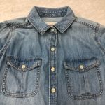 Mossimo Supply Co . Chambray Denim Shirt size medium Photo 7