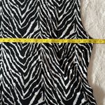 Zyia  Active Womens Safari Tank Top Zebra Print Black‎ White Size XXL Photo 5