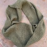 Free People Britt’s knits green fuzzy infinity scarf Photo 0