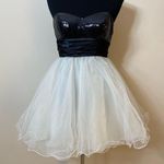 Black sequin sweetheart mini party dress Size undefined Photo 0