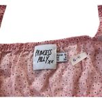Princess Polly  Pink Floral Crop Top Women Size 6 | 46-41 Photo 3