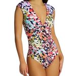 Bleu Rod Beattie  Party
Animal Cap Sleeve Mio One
Piece Swimsuit size 10 Photo 1