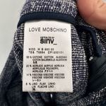 Love moschino Love Moschino Women's Abstract Straight & Pencil Skirt Black Size 4 Photo 3