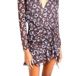 Veronica Beard Anjali Stretch Silk Mini Dress Size 8 Cottagecore Designer Photo 0