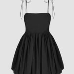 Cider ✨ Bubble Hem Black Mini Dress – S (New with Tags!) ✨ Photo 0