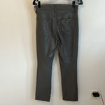 Gap Vintage Slim High Rise Gray Faux Leather Pants Photo 5