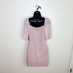 Lulus  Womens Medium Whimsical Date Night Ruched Bodycon Mini Night‎ Out Pink Photo 3