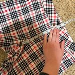 J McLaughlin Yara Pant Winthrop Plaid Cream Black Red White Size 6 Photo 13