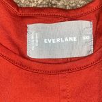 Everlane  The Luxe Cotton Tank Jumpsuit Wide‎ Leg Cropped Rust XXS Photo 9