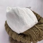 Page One Olive Cable Knit Beanie Faux Fur Pom Fleece Lined Winter Hat Green Photo 7