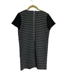 Michael Kors Michael  Gray Black Stripe Grommet Shift Dress 4 Photo 1