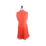 Vintage 1960s Coral Jack Bryan By Dupuis Dress with Pleated Skirt Medium Pink Photo 4