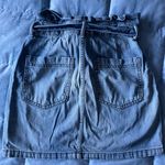 Free People  Light Blue Denim Mini Skirt Photo 3