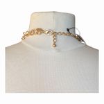 Chico's Chico’s NWT Bohemian Statement Necklace Gold Tone Chains Colorful Multi Charm Photo 7