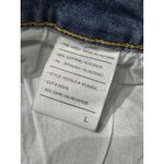 Womens Kancan Cut Off Shorts Cotton Mid Rise Size Large Blue Photo 5