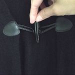 Apt. 9  Black fleece like cape one size Photo 4