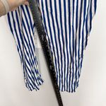 Soma Women's Small Pajama Pants Casual Lounge Drawstring Waist Blue White Stripe Photo 6