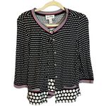 Joseph Ribkoff  Set Women's Size US 10 UK 12 Tank Sweater Polka Dots Pink Flutter Photo 0