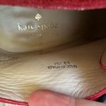 Kate Spade Suede Chunky Red Heels Photo 7