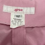 Leggiadro Bubblegum Pink Stretch Ankle Cropped Pants Classic Side Zip Size 12 Photo 6
