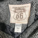 Route 66 Faux Leather Tweed Moto Jacket Photo 7
