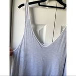 Feel the Piece  blue & white stripe V Neck Summer Dress Photo 1