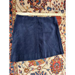 J.Crew Crew Navy Corduroy Mini Skirt NWT Re-Imagined Cotton Zip Back Size 6 Photo 2