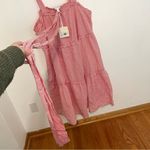 NEW NWT LISA MARIE FERNANDEZ TARGET Plus Size Seersucker Tie Strap Dress Striped Red Photo 8