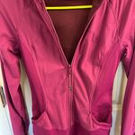 Lululemon Magenta Hooded Zip up Jacket Photo 4