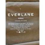 Everlane  Olive Green‎ The High Rise Hipster Bikini Bottom Size L Photo 5