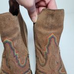 Jeffrey Campbell  FREE PEOPLE BROWN SUEDE STACKED HEEL WESTERN COWBOY BOOTS 9 Photo 5