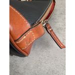 Dooney & Bourke VTG  Zip Pebble Grain Leather Dome Satchel Top Handle Bag Black Photo 8