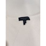 Rag and Bone  Womens Top Beige Asher Ribbed Knit Square Neck Stretch Y2K Medium Photo 3