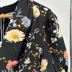 FRNCH  The Amaria Floral Dress in Black Floral size Small Short Puff Sleeves NWT Photo 9