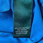 Ralph Lauren Lauren  Blue Short Sleeve Drape Neck Dress Cap Sleeves Size 4 Casual Photo 8