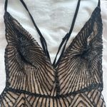 Sequin Mini Dress Black Size L Photo 1